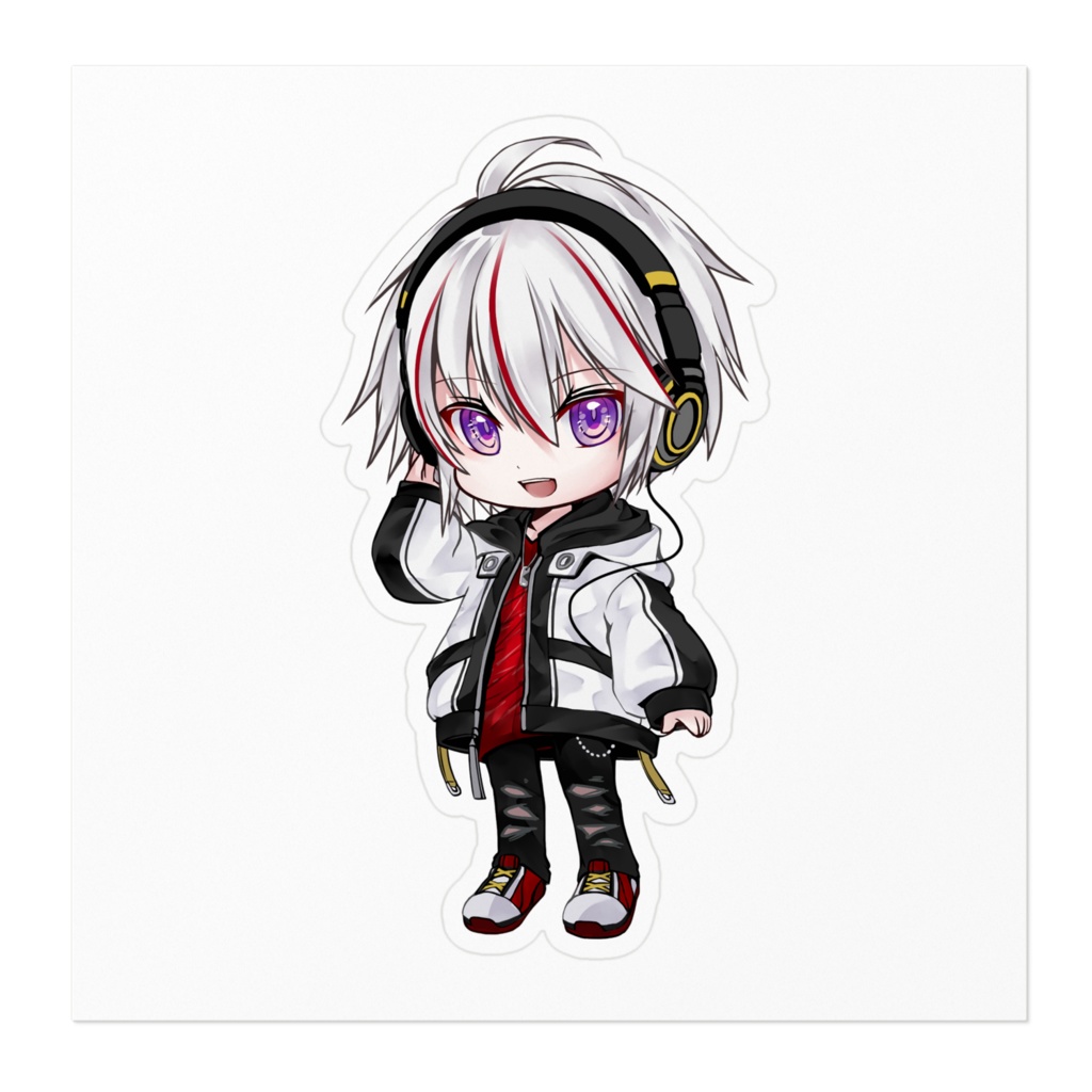 つきみぐー、SD ステッカー 10cm×10cm