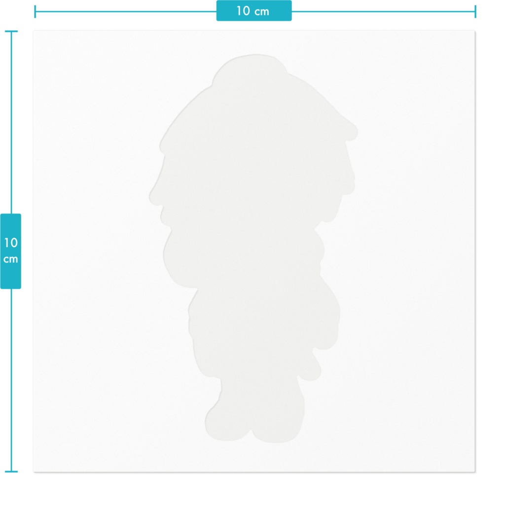 つきみぐー、SD ステッカー 10cm×10cm