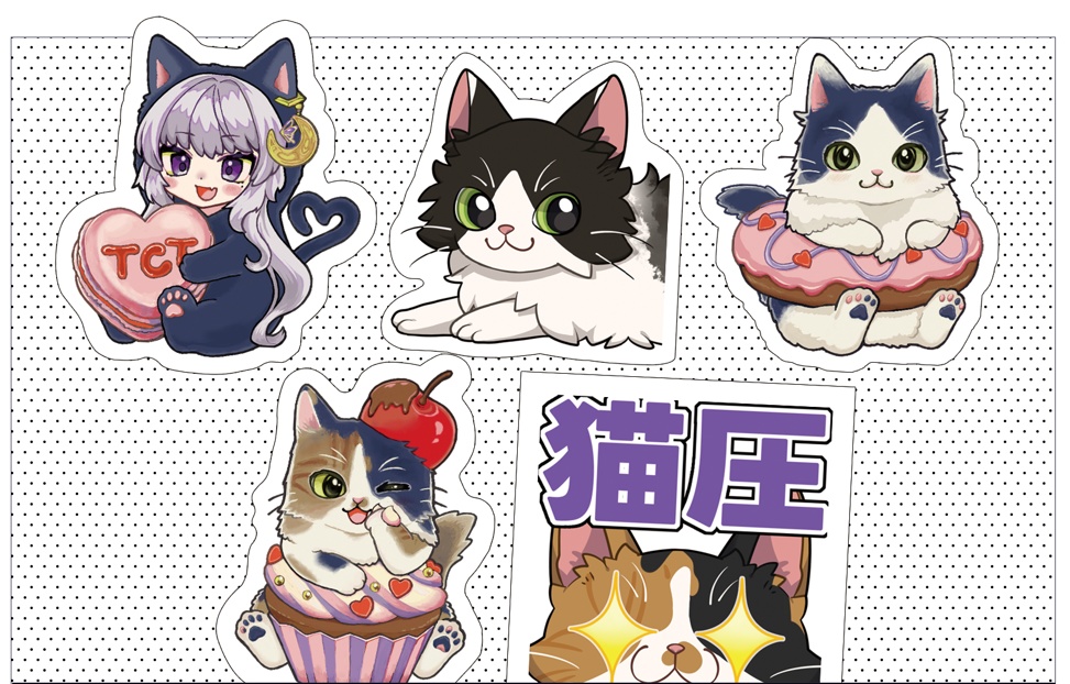 ステッカー5種セット