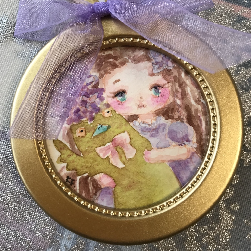 ミニ額原画　リング