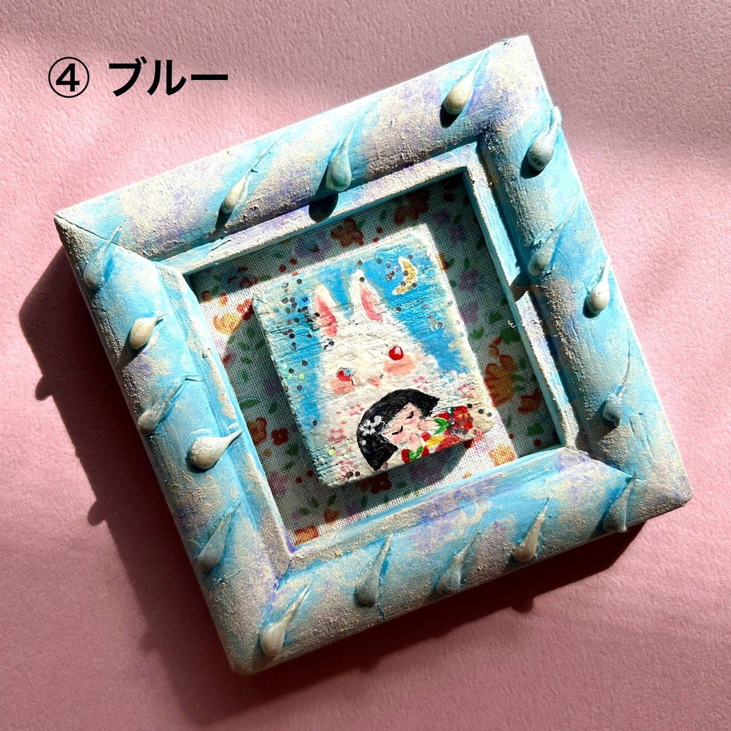 木片イラストミニ額 2種類