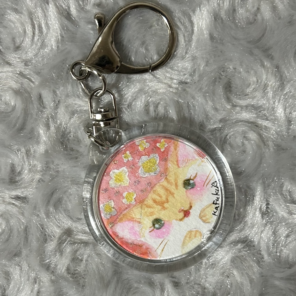 原画キーホルダー 丸 4種