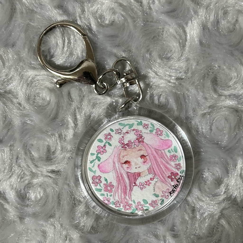 原画キーホルダー 丸 4種