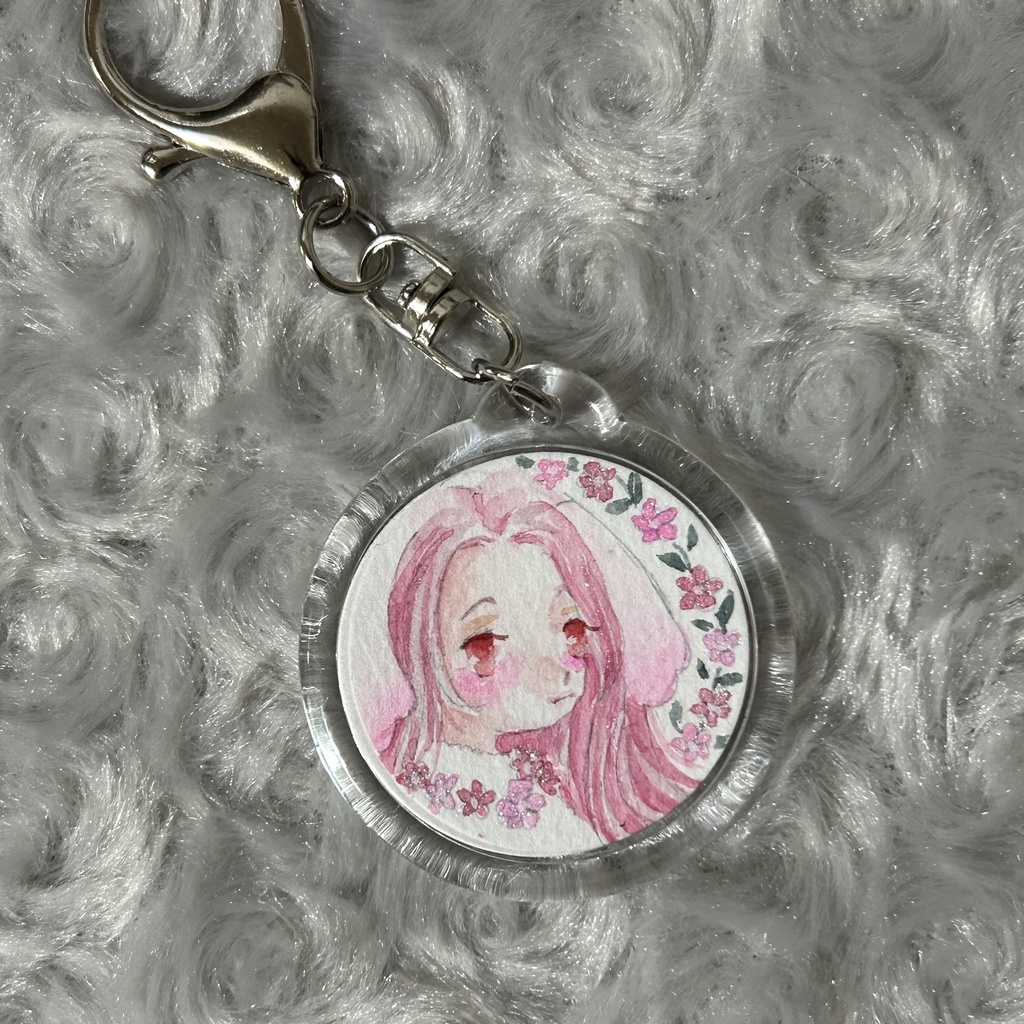 原画キーホルダー　丸　4種
