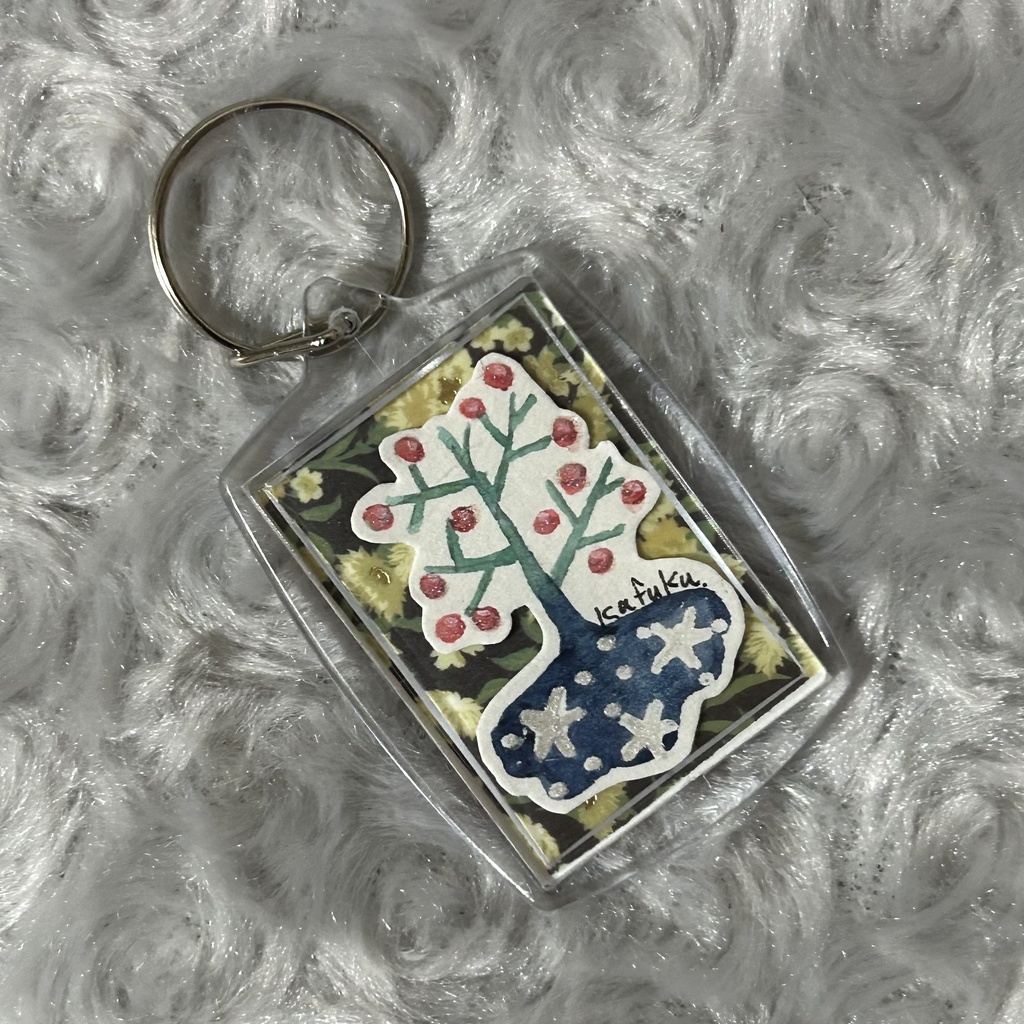 原画キーホルダー 四角 3種
