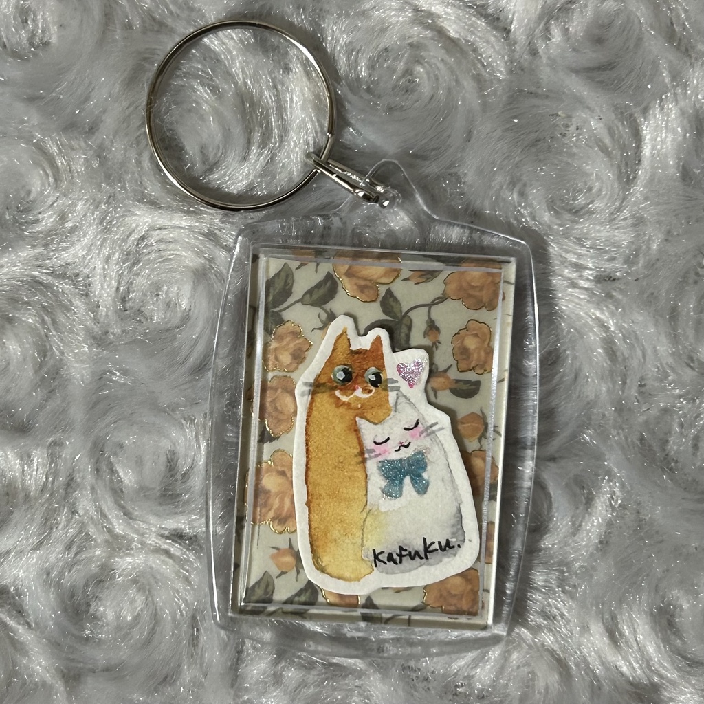 原画キーホルダー 四角 3種