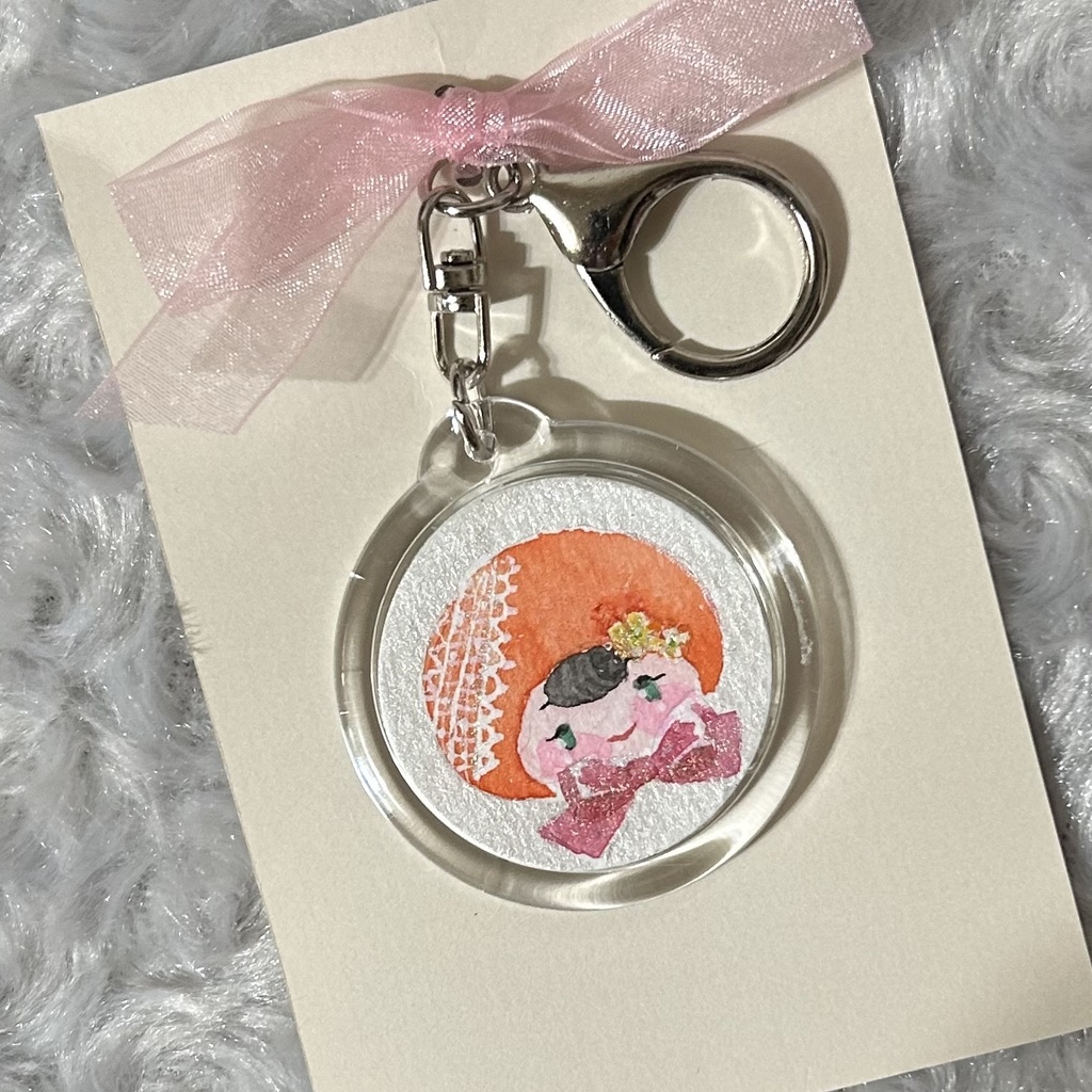 原画キーホルダー 文化人形