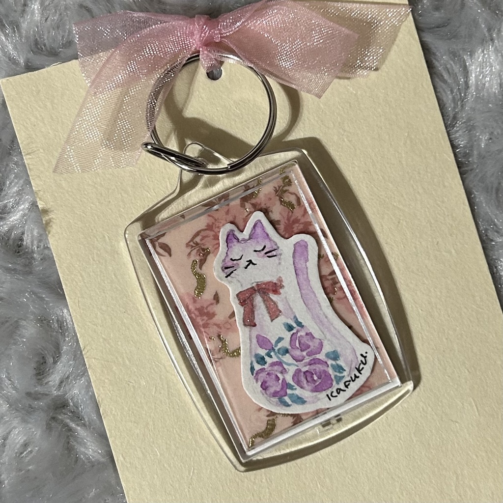 原画キーホルダー 文化人形