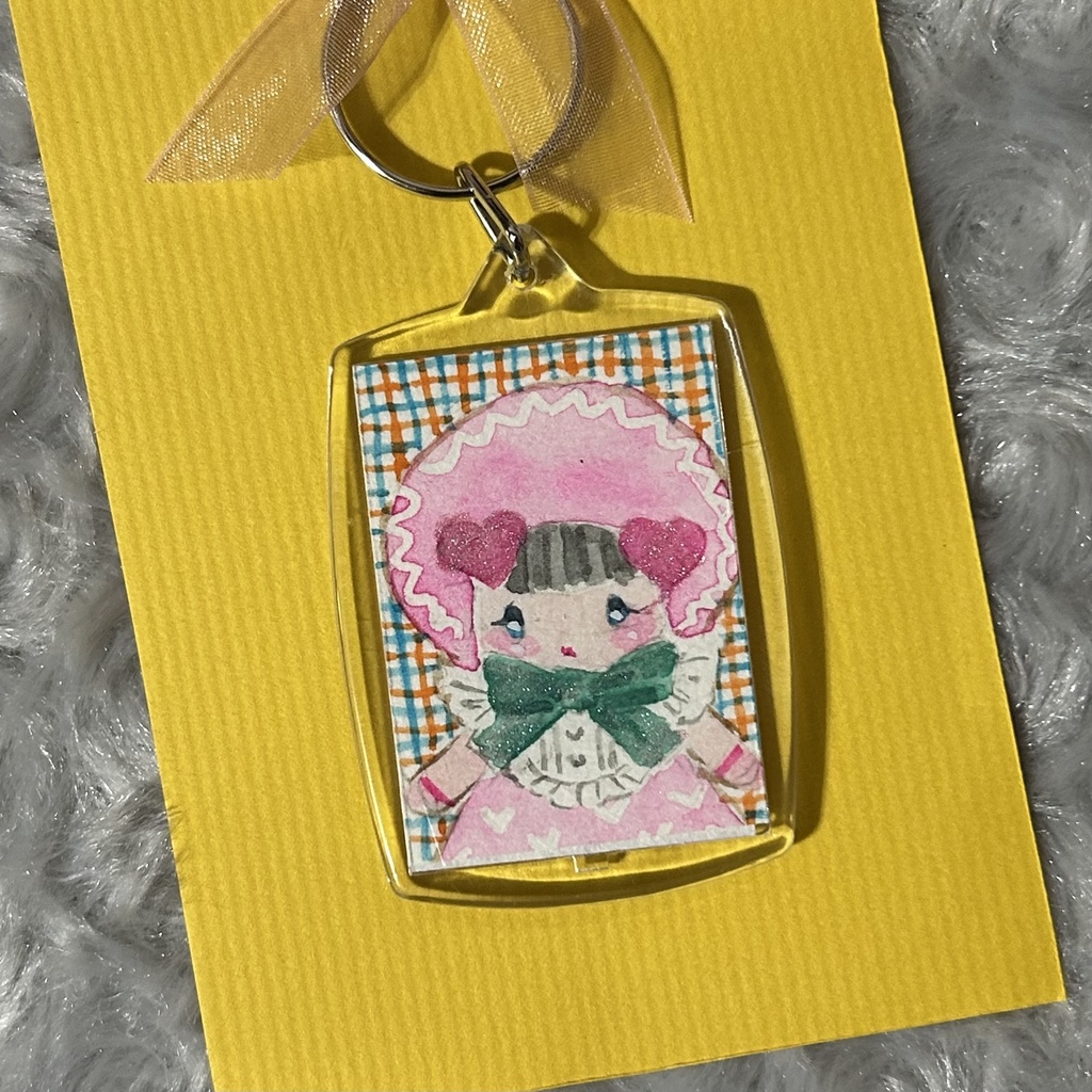 原画キーホルダー 文化人形