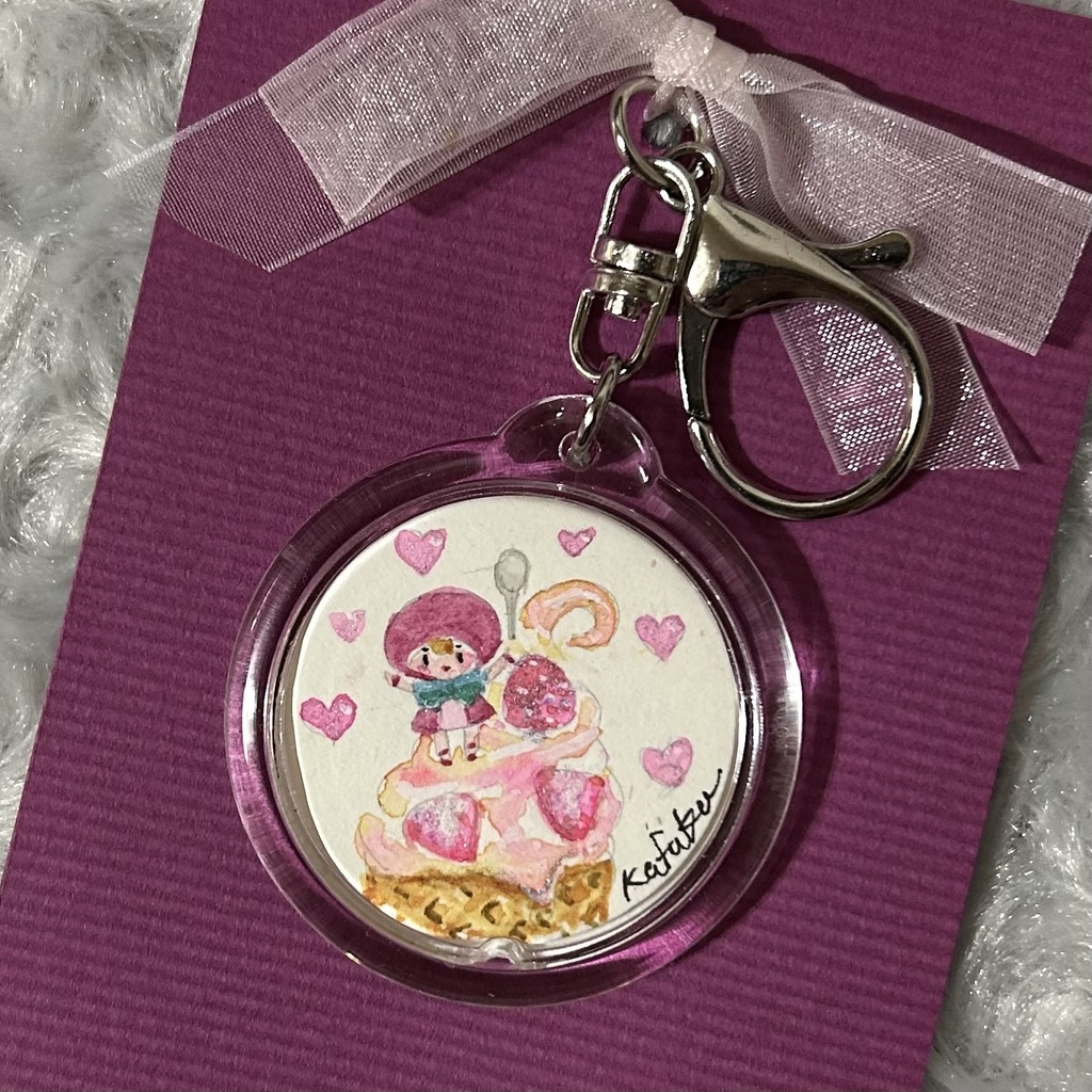 原画キーホルダー 文化人形