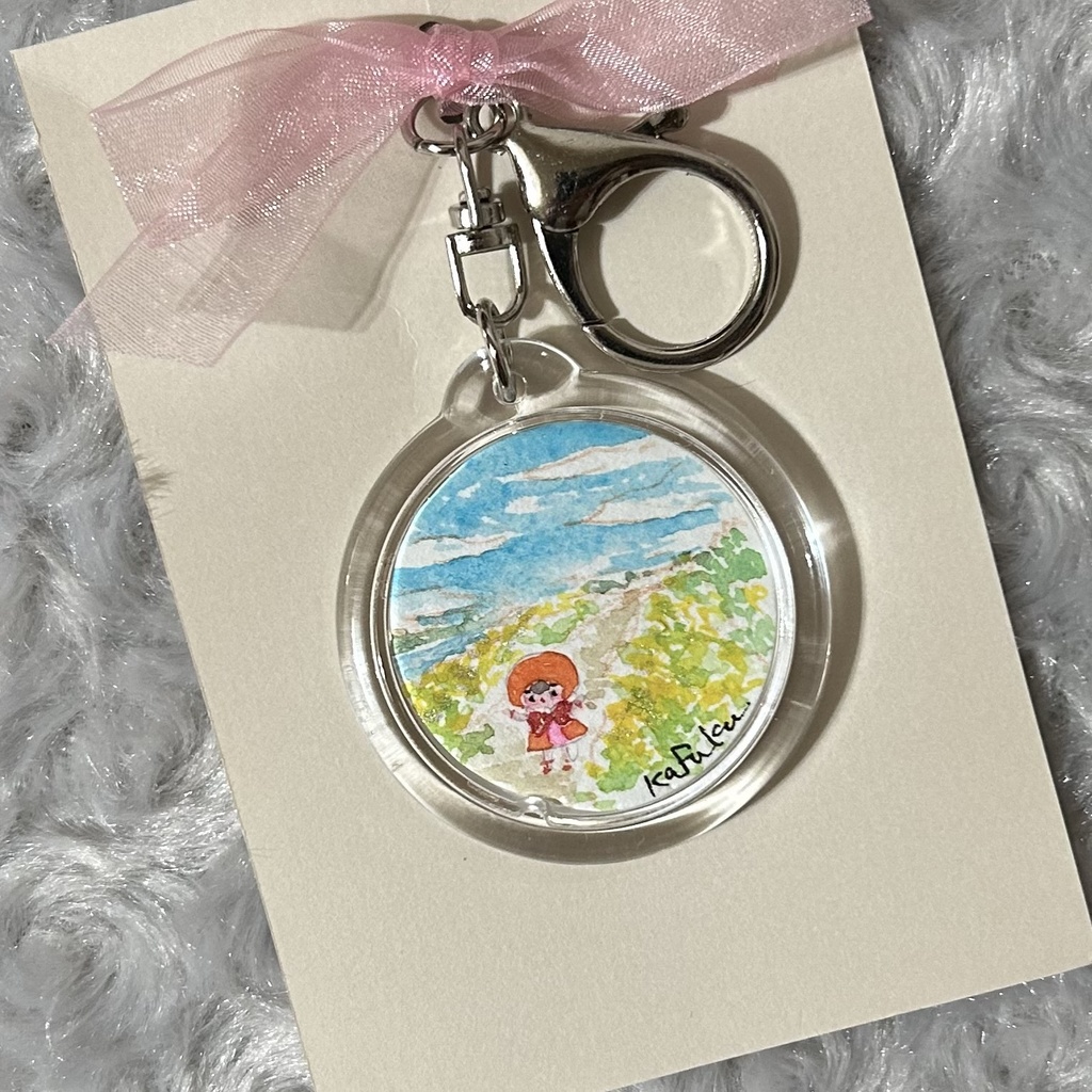 原画キーホルダー 文化人形