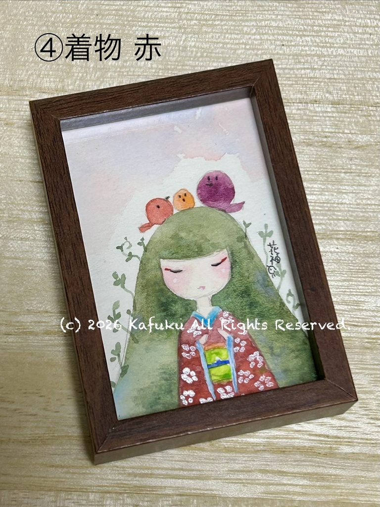 ミニ額原画 4種