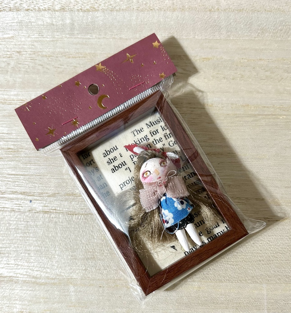 人形ミニ額 2種