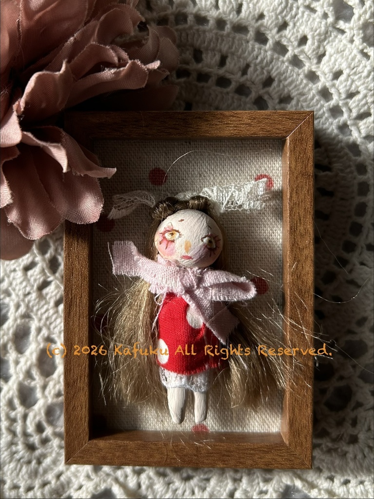 人形ミニ額 2種