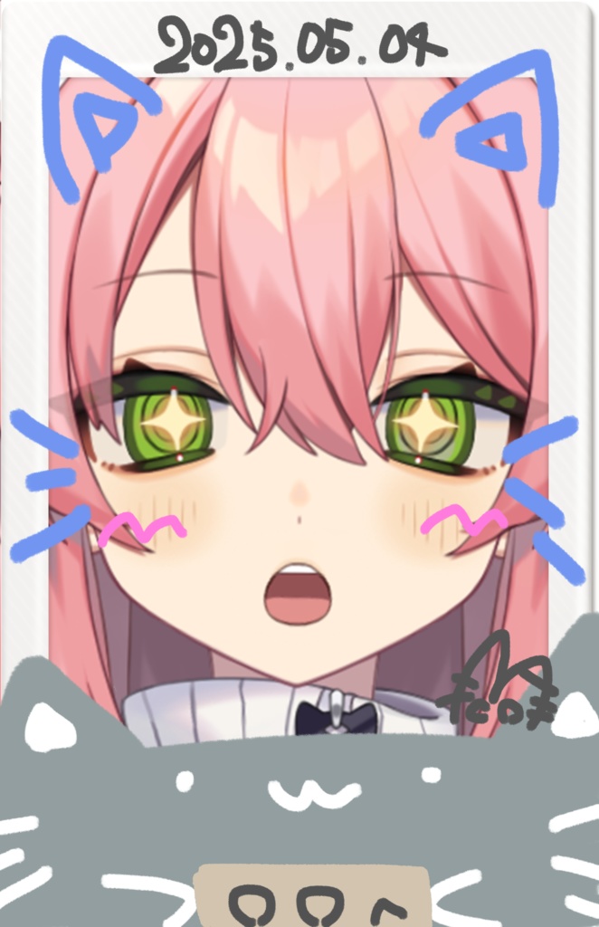 あなたのためだけに撮ったチェキ（サイン入り、多少のラクガキ、希望者はお名前入り）