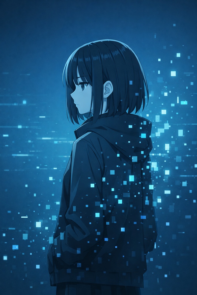 電子の海、殻の少女