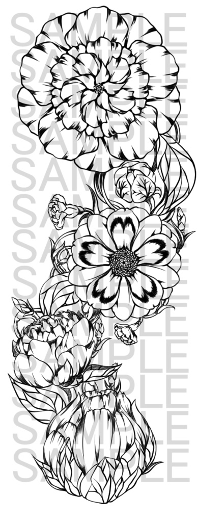 【VRChat想定】ARM TATTOO