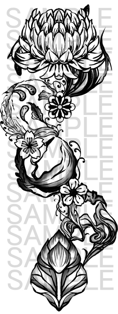 【VRChat想定】ARM TATTOO