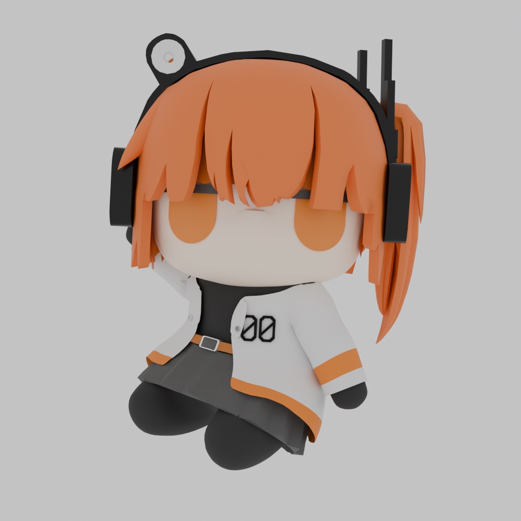 足立レイ 3Dモデル