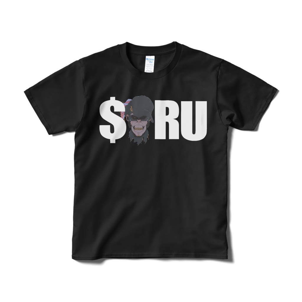 $aruTシャツ(黒)表アイコンver