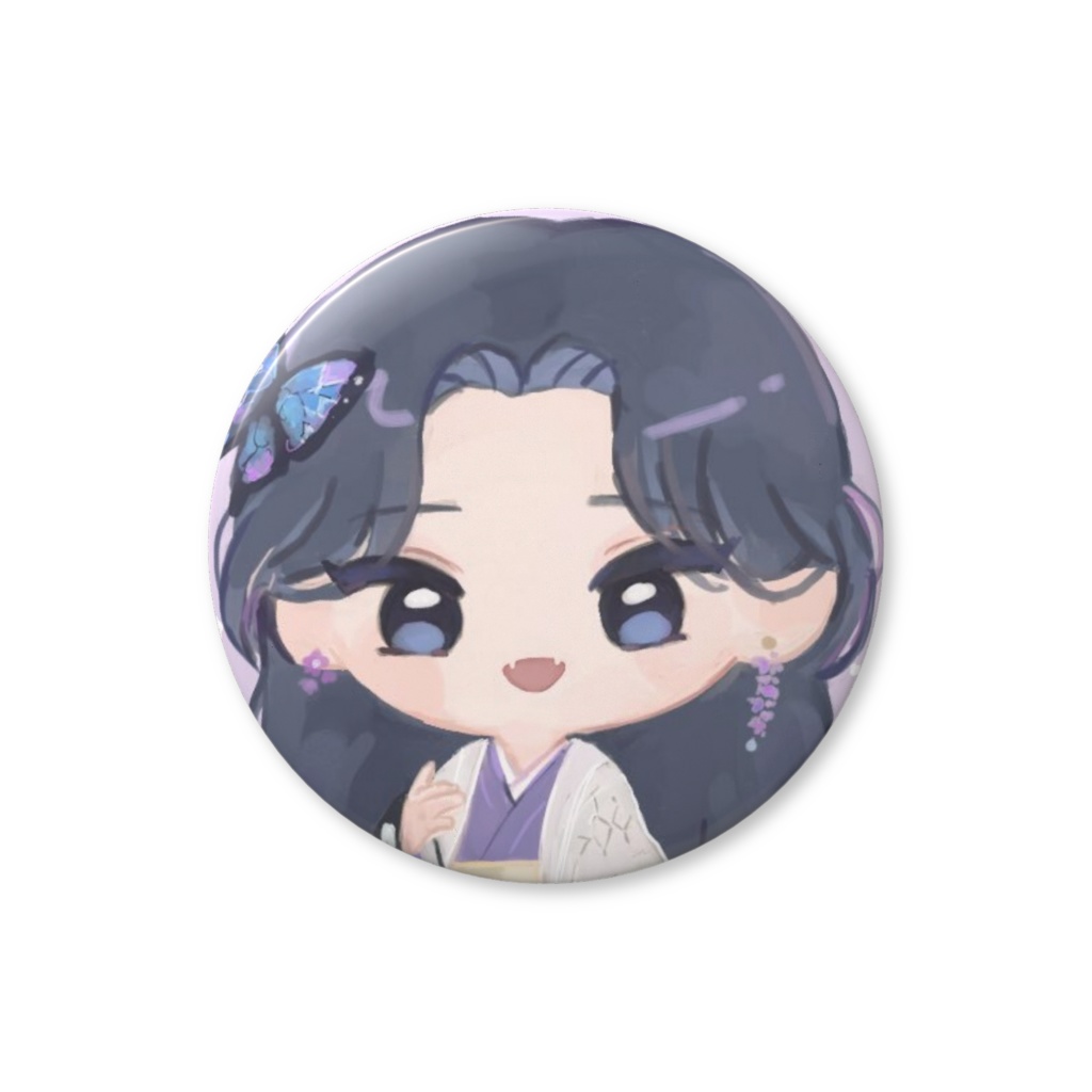 ミニ夜猫 缶バッジ