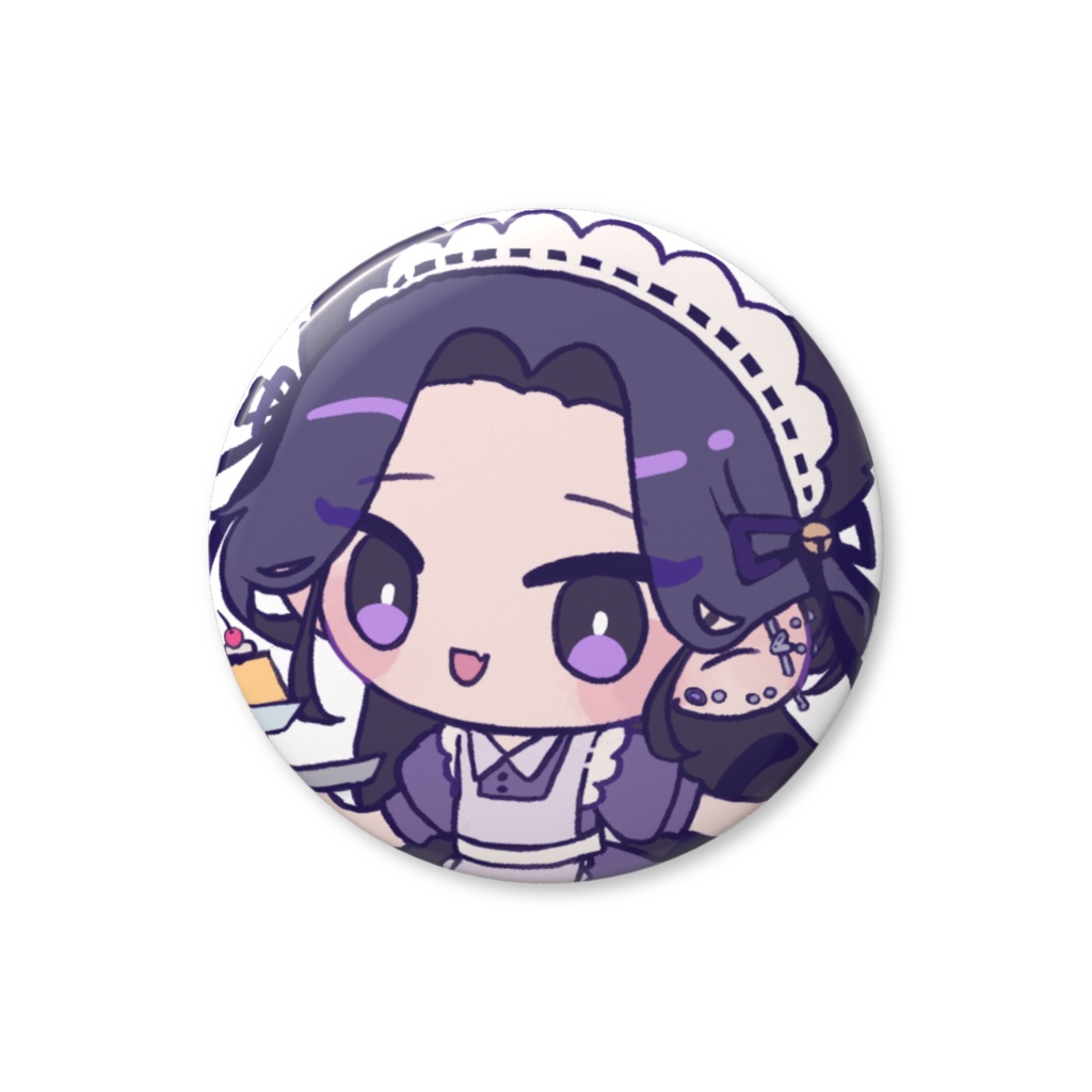 ミニ夜猫 缶バッジ