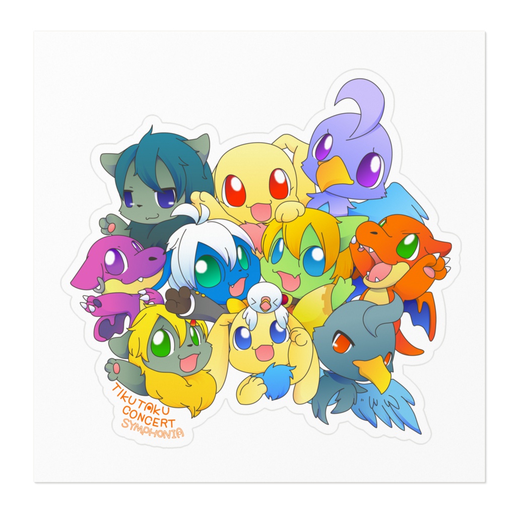 ちくたくステッカー