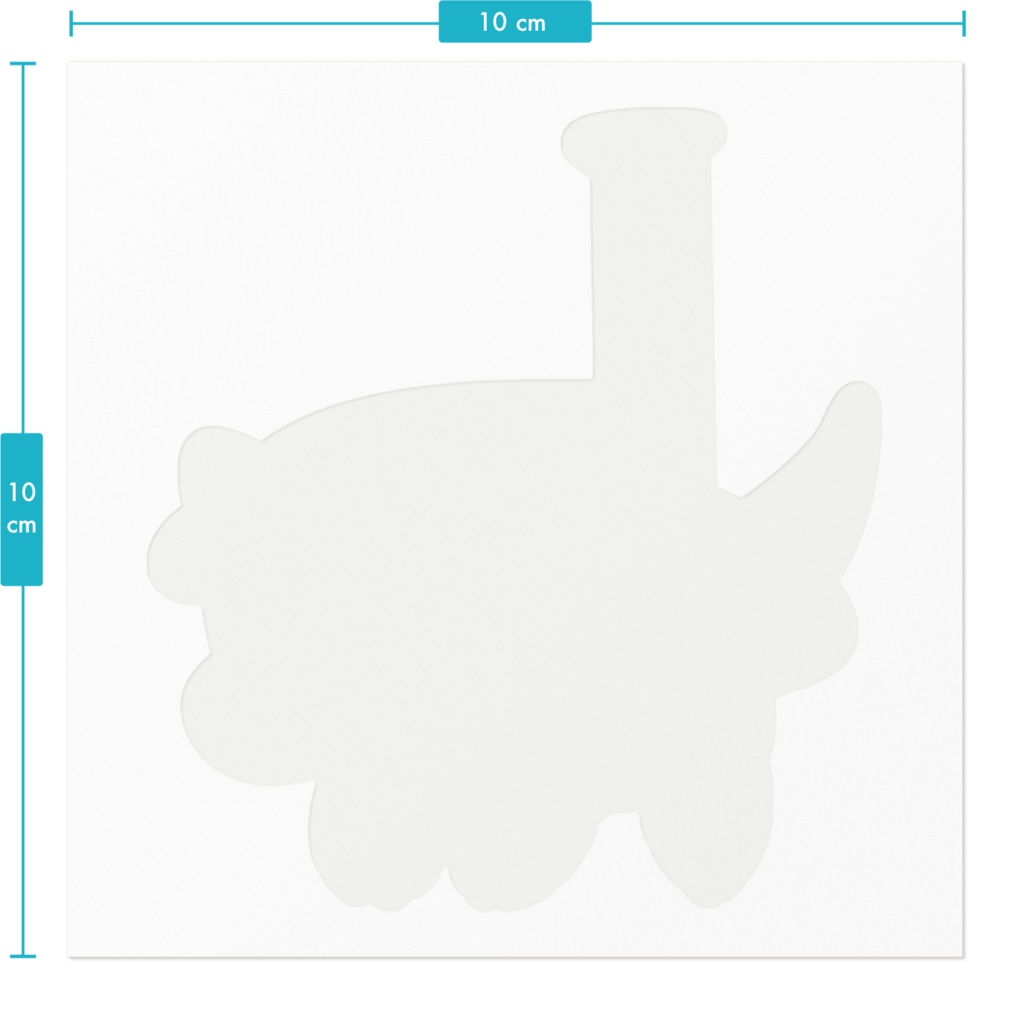 ちくたく ヘルステッカー