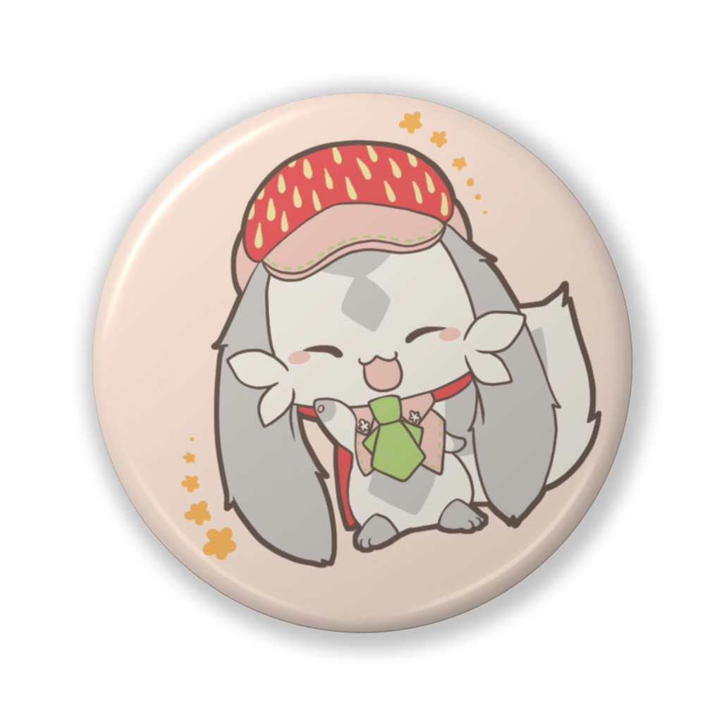 缶バッジ　イチゴ４
