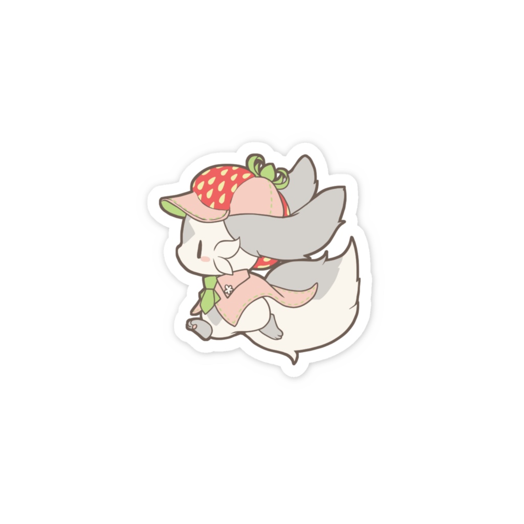 スマホステッカー イチゴ1