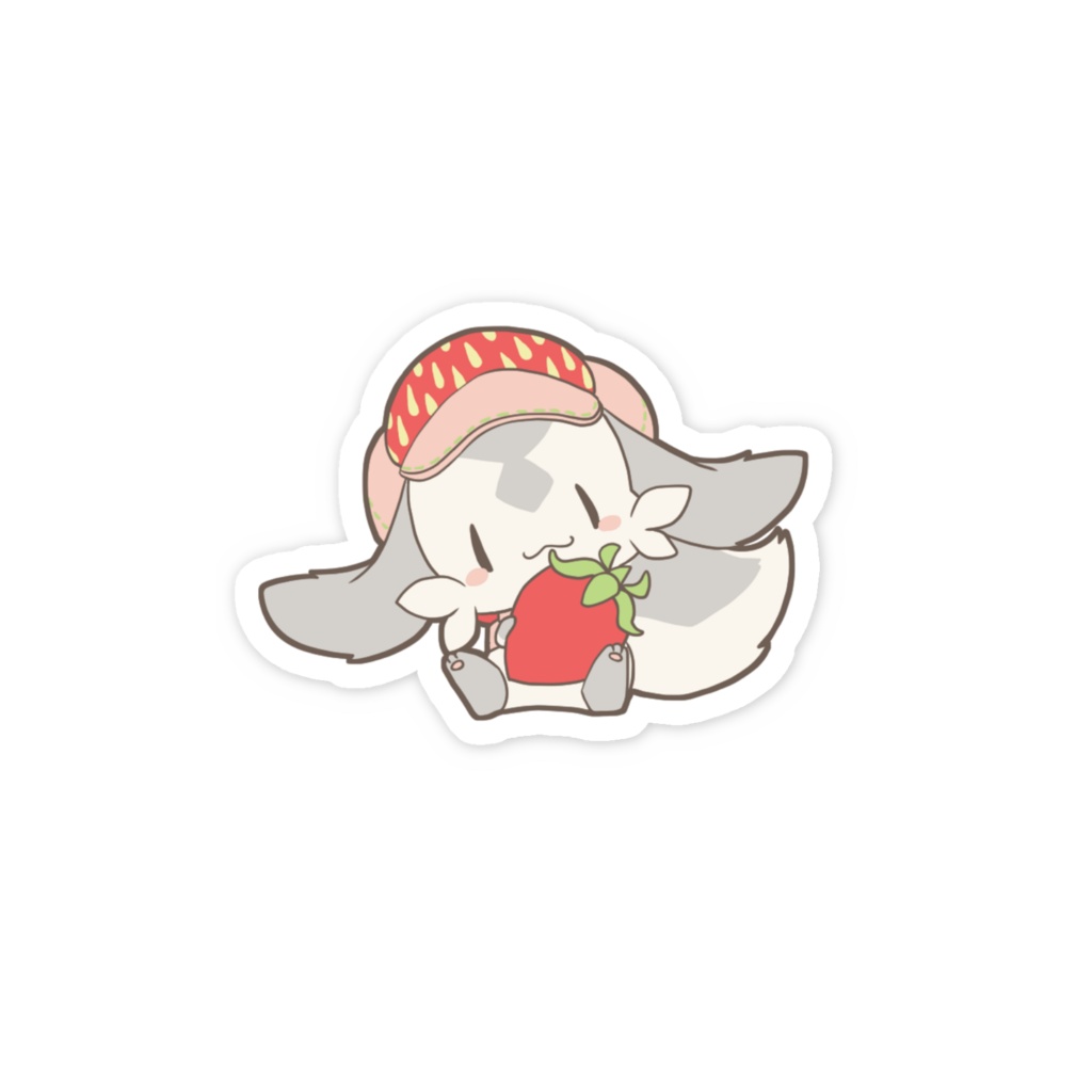 スマホステッカー イチゴ7