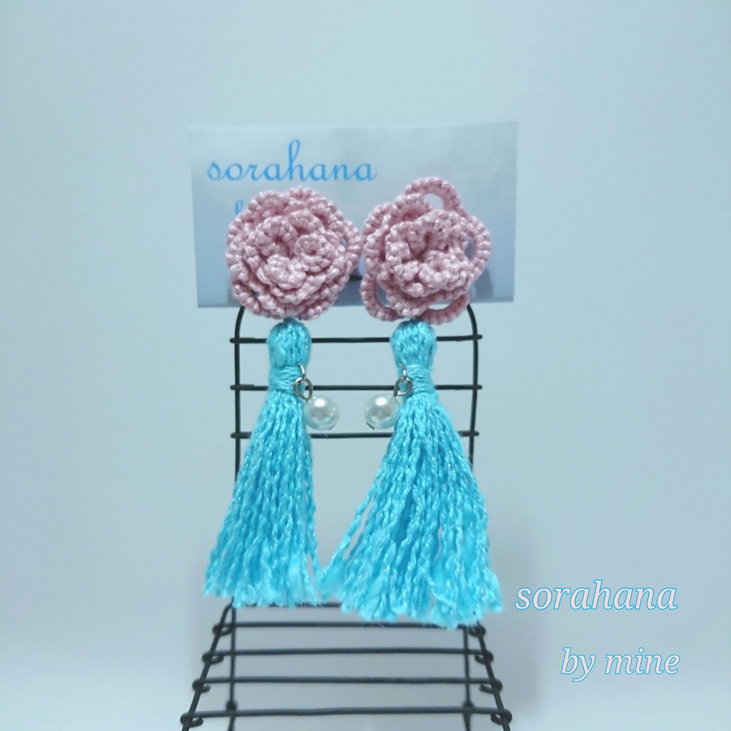 sky flower 天 ピアス/イヤリング