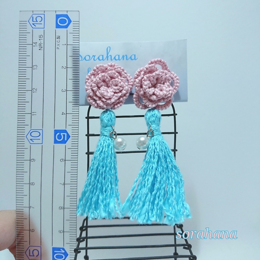 sky flower 天 ピアス/イヤリング