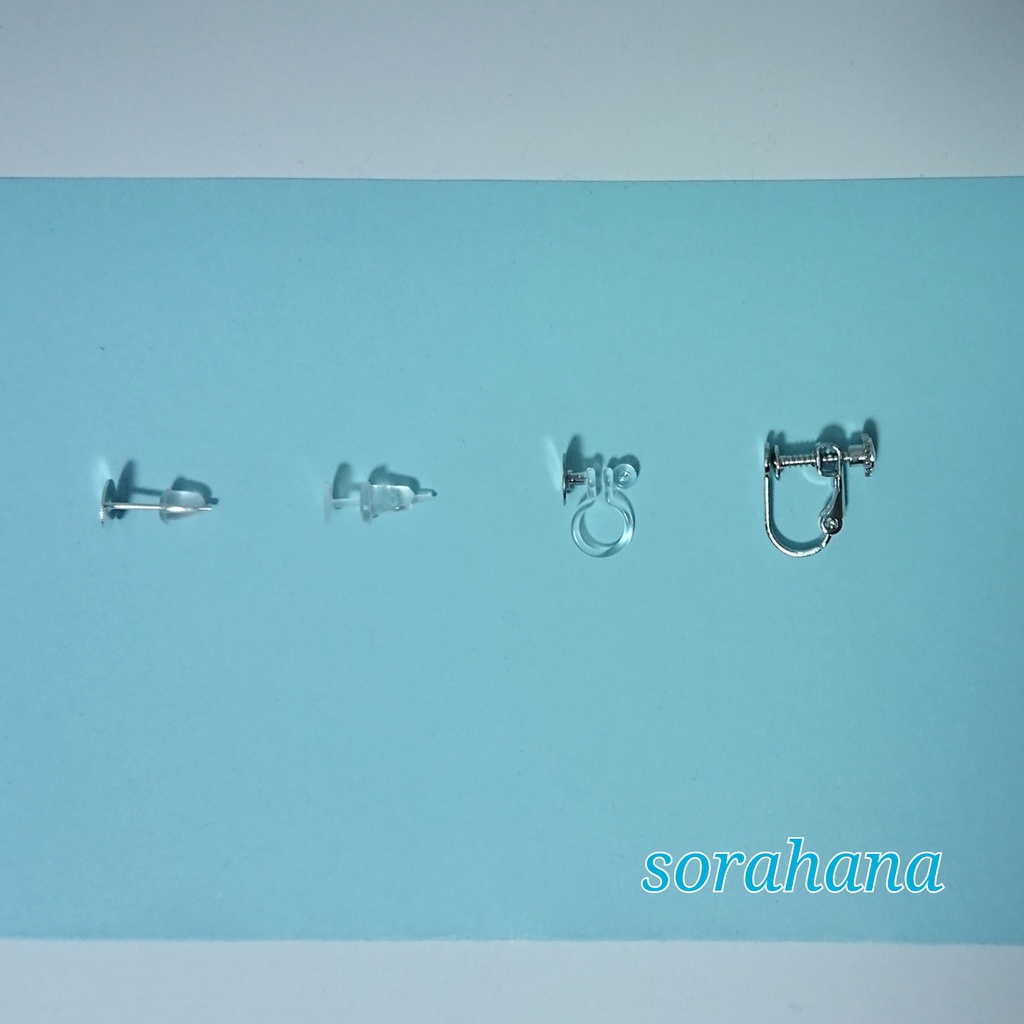 sky flower 雲 ピアス/イヤリング