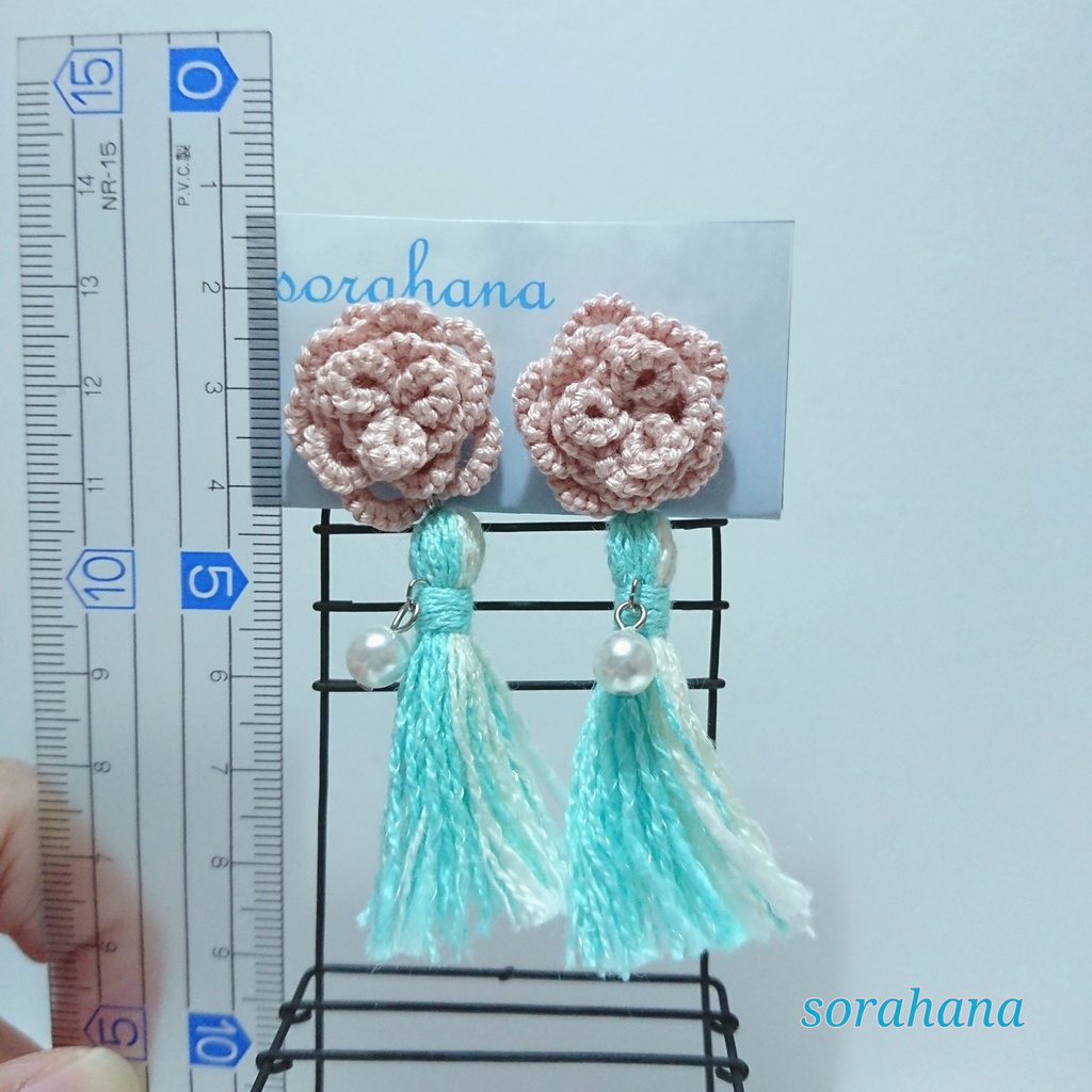 sky flower 雲 ピアス/イヤリング