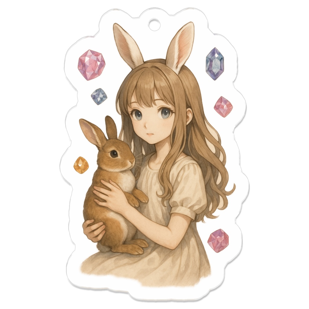 LapinBijouアクリルキーホルダー