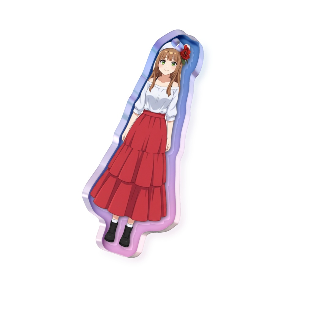 Rosaオーロラアクリルキーホルダー
