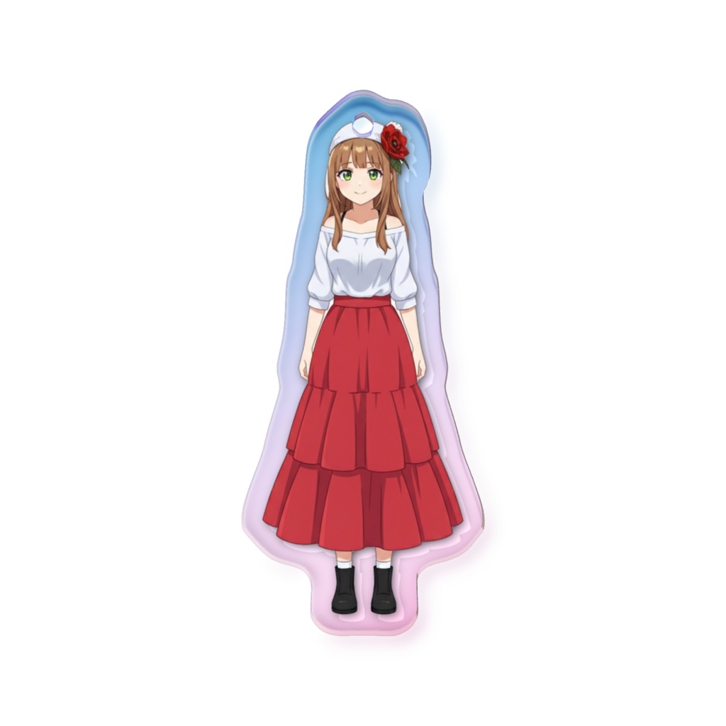 Rosaオーロラアクリルキーホルダー