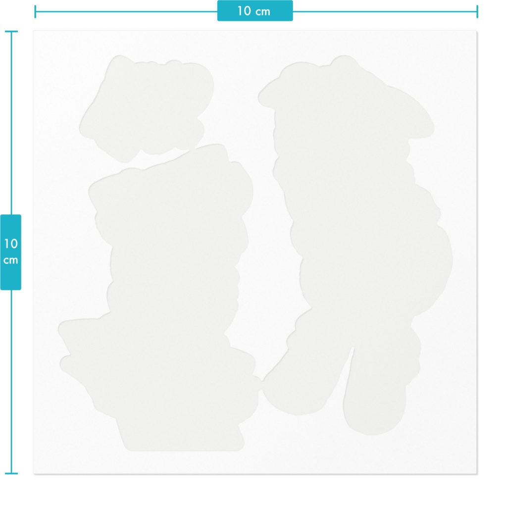 【ステッカー(ホワイト)】でじこ