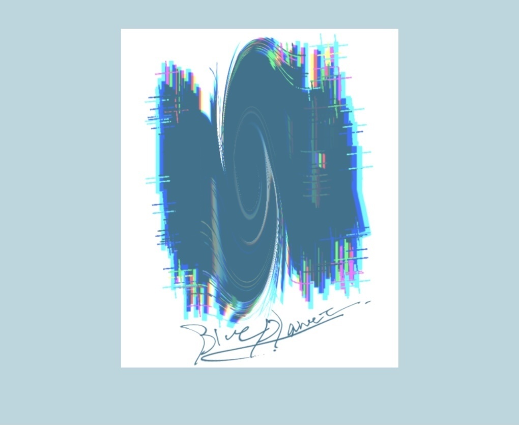 Blue planetステッカー