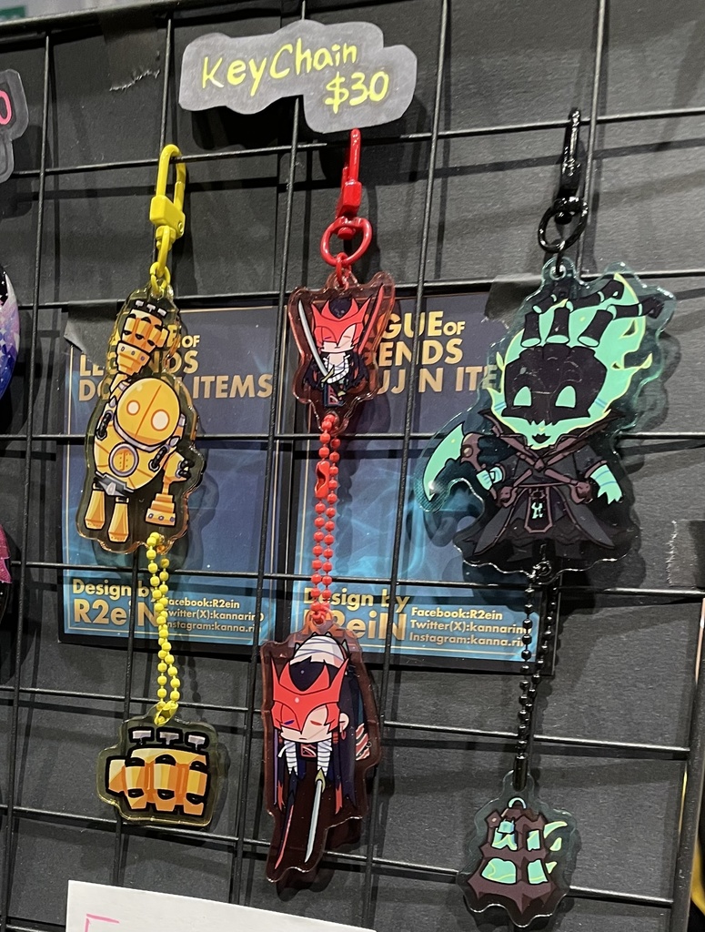 【非公式】LOL 同人キーホルダー