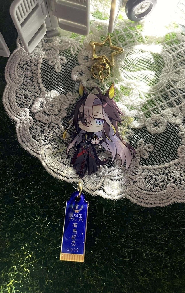 【非公式】ウマ娘+優勝レイ同人キーホルダー