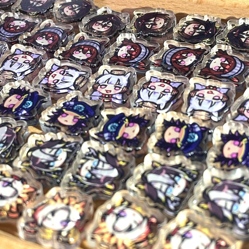 【非公式】組み合わせ自由 優勝レイ風シャカシャカアクキー