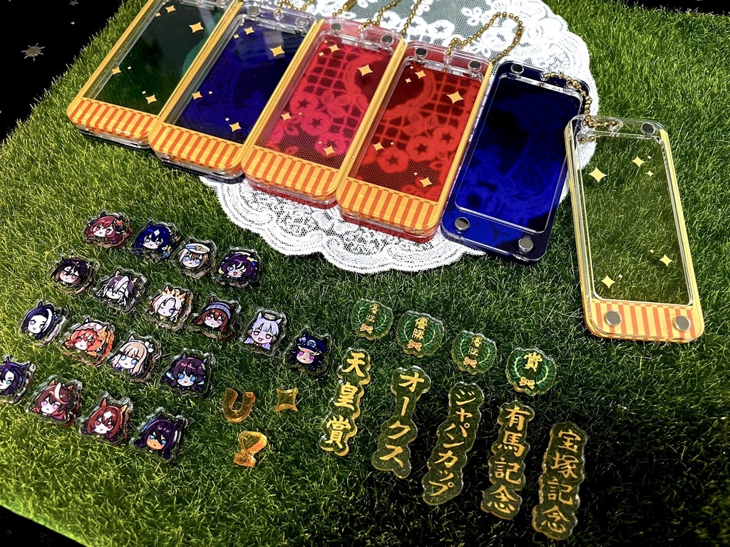 【非公式】組み合わせ自由 優勝レイ風シャカシャカアクキー