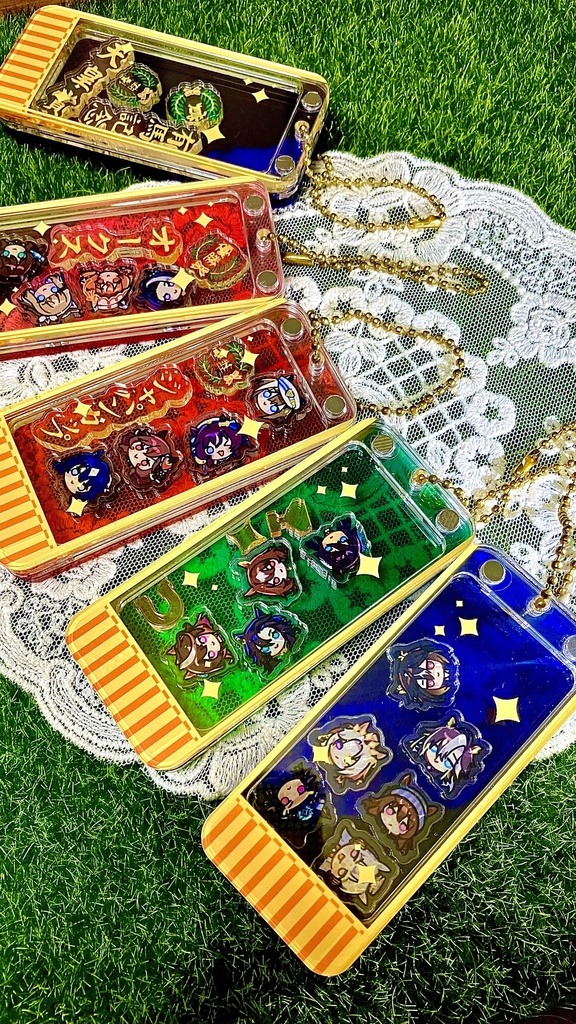 【非公式】組み合わせ自由　優勝レイ風シャカシャカアクキー