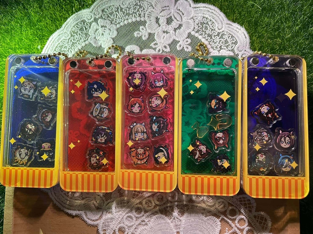 【非公式】組み合わせ自由 優勝レイ風シャカシャカアクキー