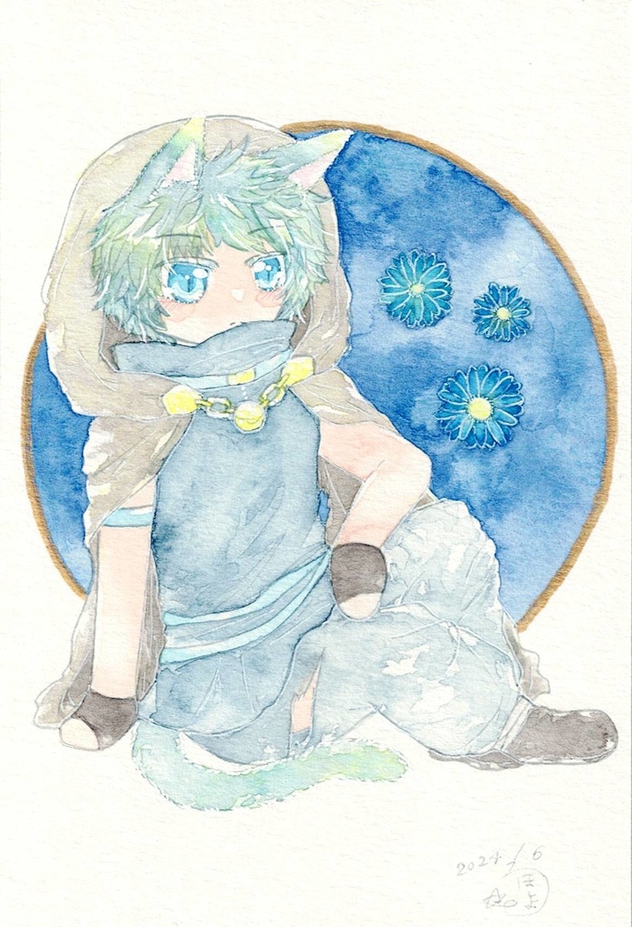 ドローイング 対の子