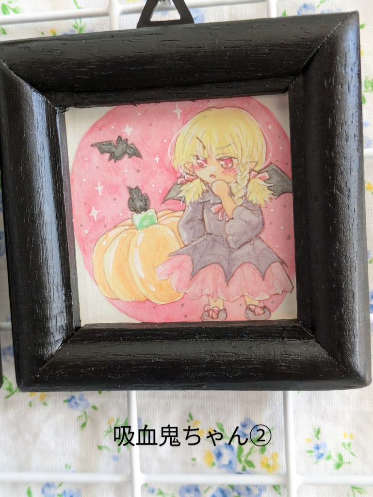 ハロウィン ミニ原画額