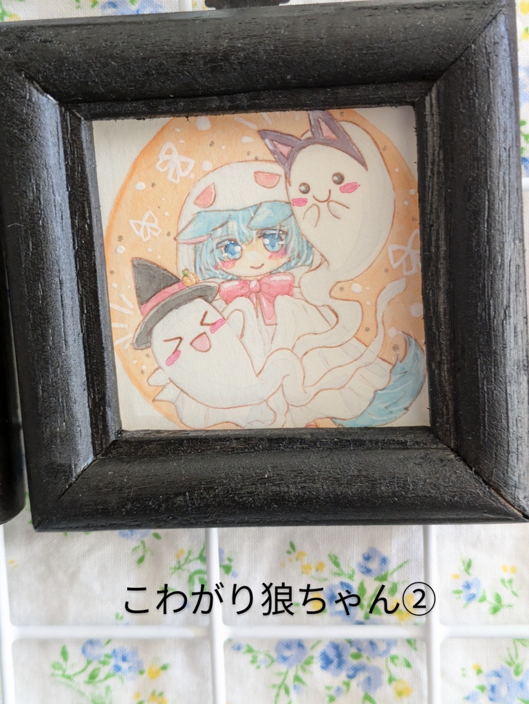 ハロウィン ミニ原画額