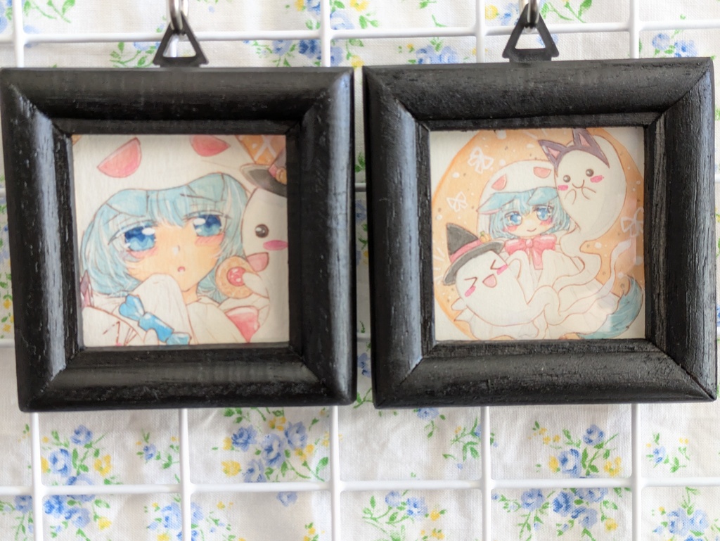 ハロウィン ミニ原画額